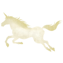 午年　ユニコーンのイラスト