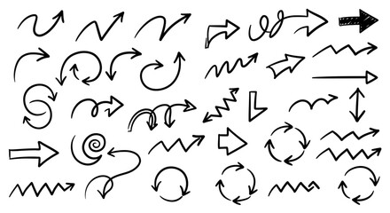 Fototapeta premium hand drawn sketch alphabet