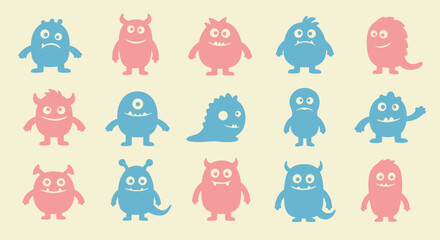 Obraz premium seamless pattern with cats and birds