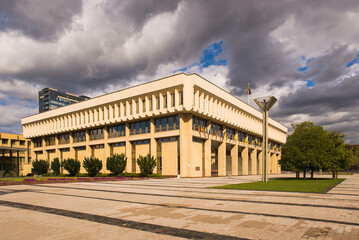 Lithuanian Parliament House in Vilnius City