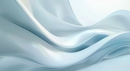 Obraz premium abstract background. white waves. 
