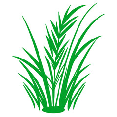 grass, nature, plant,leaf,ambush isolated vector 