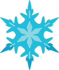 Obraz premium snowflake on white background