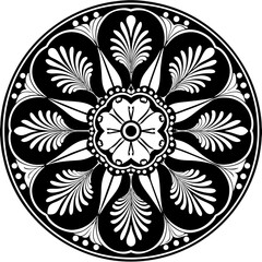 mandala round ornament