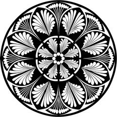 mandala round ornament