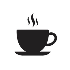 Coffee cup vector icon set. Cups of coffee tea symbol collection. Vector Illustration.