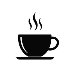 Coffee cup vector icon set. Cups of coffee tea symbol collection. Vector Illustration.