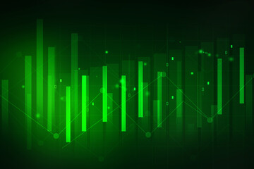 2d illustration Abstract futuristic electronic circuit technology background