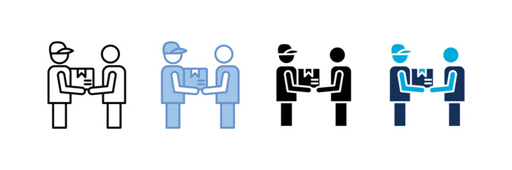 Delivery  Icon Set Multiple Style Collection