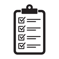 Checklist on Clipboard Icon