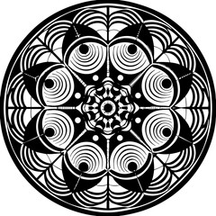 Fototapeta premium mandala round ornament