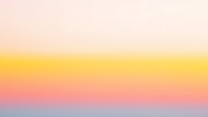 Pastel Sunset Sky Gradient Soft Hues of Pink, Yellow, and Blue