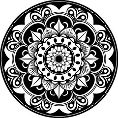 mandala round ornament
