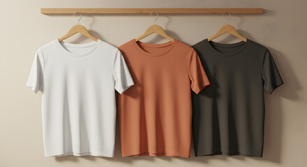 blank T-Shirt Model With hanger beautifull Lighting