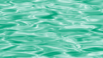 Abstract Turquoise Water Surface with Ripples and Reflections for Backgrounds and Textures