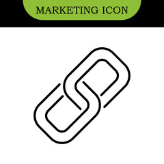 Digital Marketing Line Editable Icons set. Vector illustration in modern thin line style of online business related icons: advertisement, sales, content analysis, and more