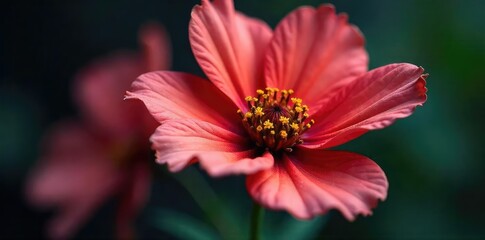 Close-up of a wilting flower, petals decaying and browning, signifying the finality of death , extinction, blossom