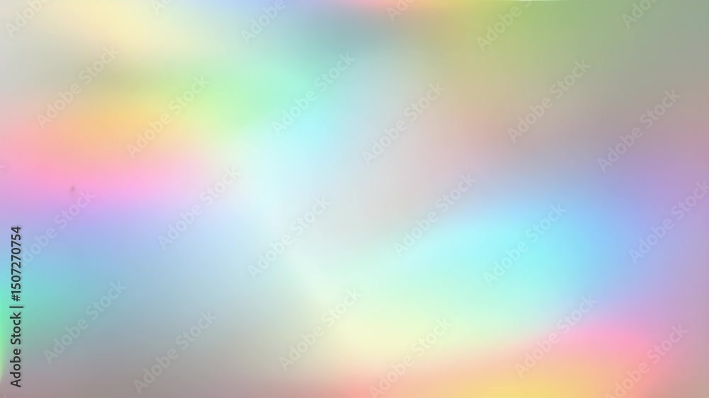 Aufkleber Soft pastel gradient background with smooth blend of light and colorful abstract colors creating calm and dreamy atmosphere with soft light
