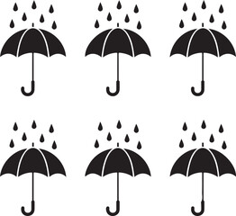 Simple Black Umbrella Silhouette Vector Illustration

Open Umbrella Icon for Rainy Day Concept Design

Classic Umbrella Shape Vector Clipart

Silhouette of Umbrella for Weather or Monsoon Design

Roma
