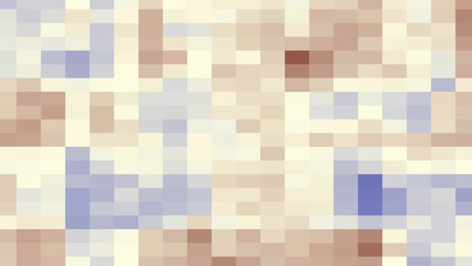 Abstract Pixelated Background with Muted Earth Tones and Subtle Blue Accents