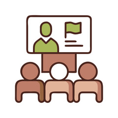 Presentation or Meeting Icon