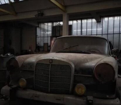 old rusty car