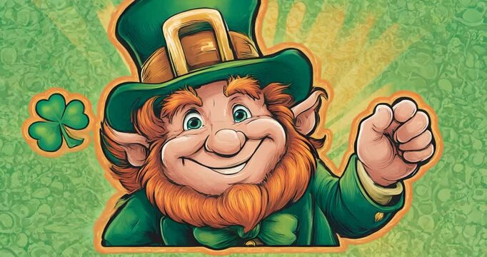 Jolly Leprechaun A Festive Illustration for St. Patrick's Day