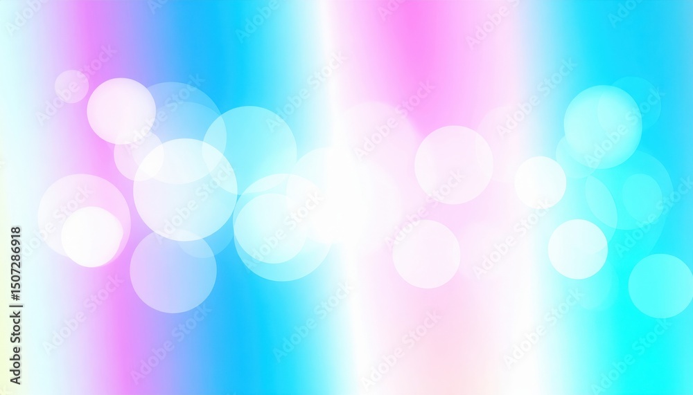 Poster dynamic colorful bokeh background artistic display digital art vibrant environment abstract perspect