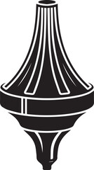 3D Print Nozzle Icon Silhouette Vector | Sharp Black Vector Art for Technical Illustration