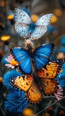 Harmony in Nature: Butterfly on Bloom