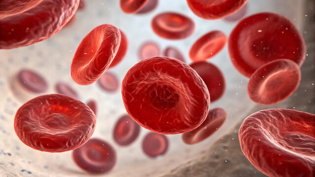 Microscopic Blood Sample with Trypanosoma Infection &ndash; Parasites Among Red Blood Cells