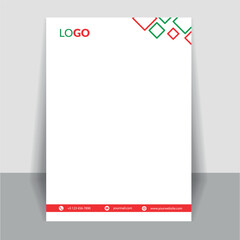 professional corporate company business letterhead template design