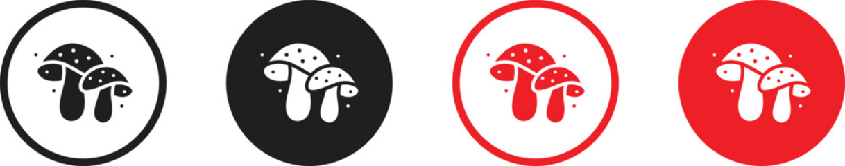 mushroom toadstool isolated on white background