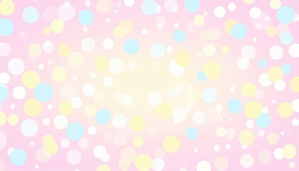 Colorful bokeh background abstract digital art soft pastel palette creative design aesthetic vibes
