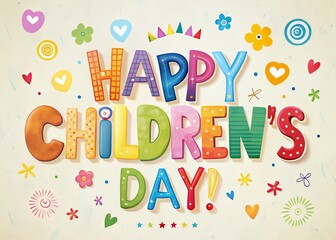 Happy Children's Day Colorful Designs to Brighten Childhood