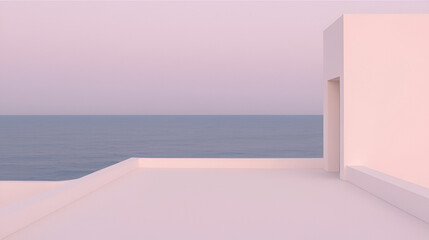 Serene continuity: minimalist photography captures halcyon moments of tranquil adjacency.