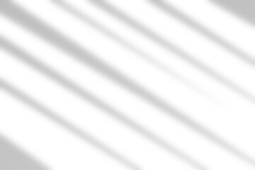 Obraz premium Shadow overlay effect isolated on transparent background. Soft gradient shadow from window and sun light effect. Blurred shade for Modern decoration design elements, summer Mock up, template. PNG 