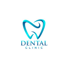letter N dental logo