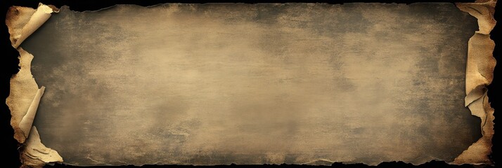 Textured Gray Canvas with Dark Vignette Frame and Vintage Aged Appearance