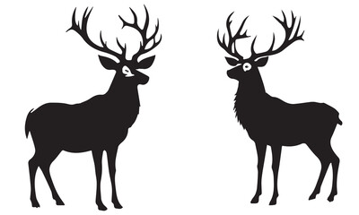 Deer icon vector illustration art design