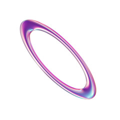 3d render of chrome shape y2k inspired 0043