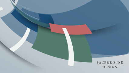 Minimal geometric shapes and lines in pastel colors