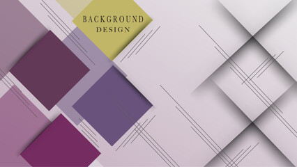 Abstract geometric background in light pastel design