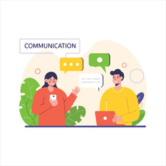 vector illustration of business man