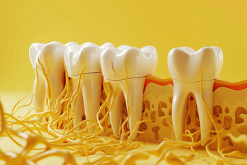 3D Model of Teeth and Nerves