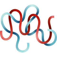 Obraz premium Abstract Swirl Line 
