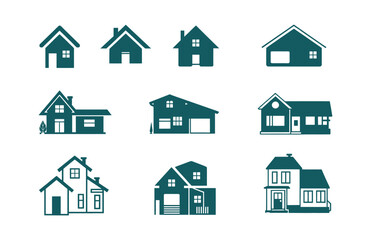 Fototapeta premium Home Icon Set