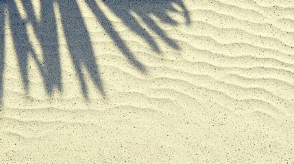 Flat sandy texture in warm beige tones with delicate ridges and directional shadows for a minimalist effect