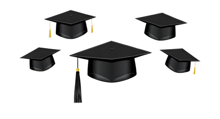 set of graduation cap