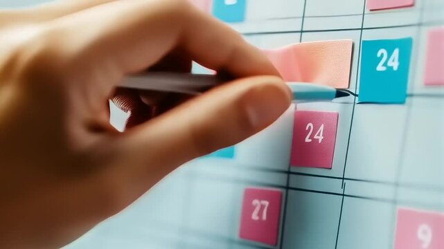 Scheduling Events: A Close-Up View of Calendar Planning and Appointments